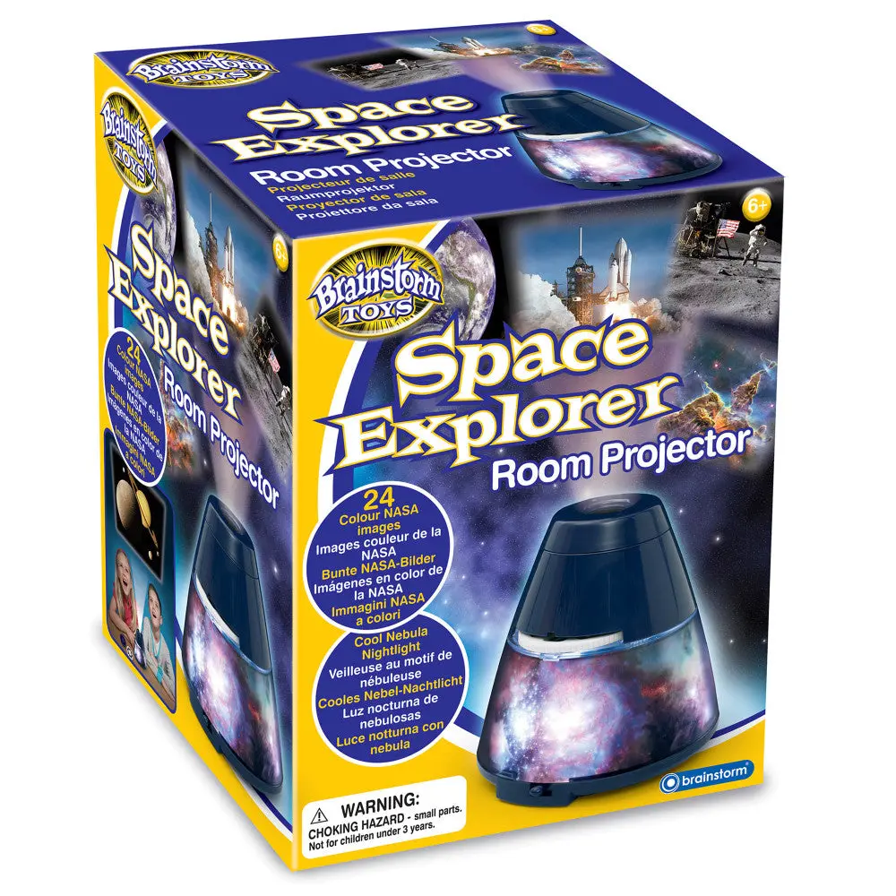 Brainstorm Toys Space Explorer Room Projector - Nasa Images - Multi-Language 1
