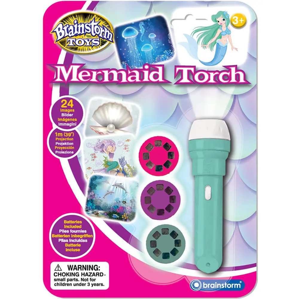 Brainstorm Toys Mermaid Flashlight And Projector - Underwater Adventure 1