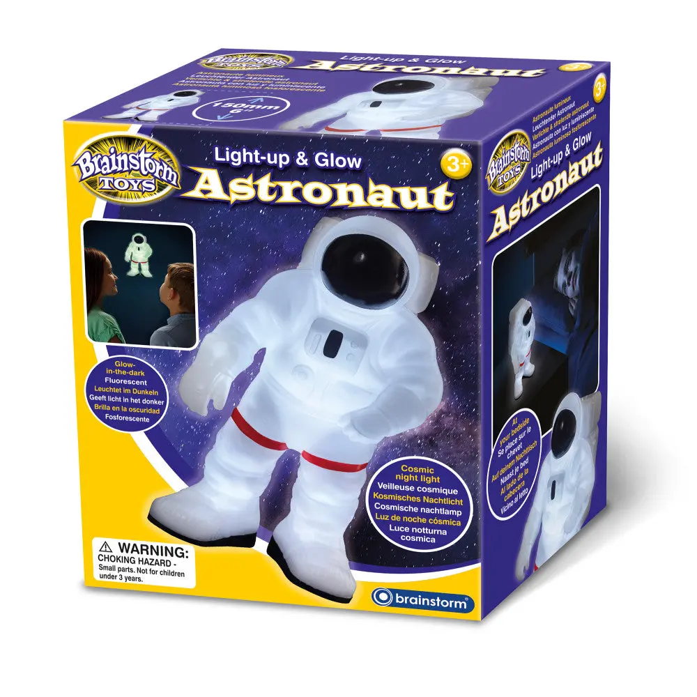 Brainstorm Toys Space Explorer - Light-Up And Glow Astronaut Toy Light 1