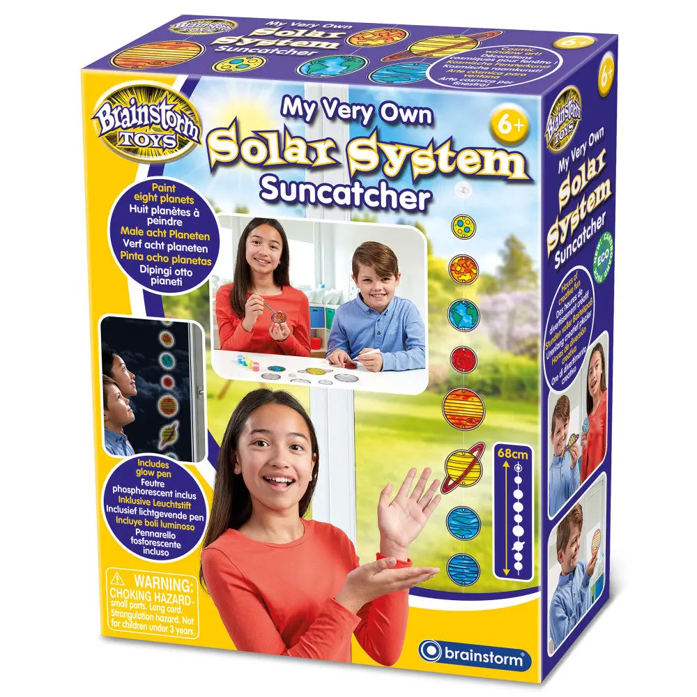 Brainstorm Toys Solar System Sun Catcher Paint & Craft Kit 1