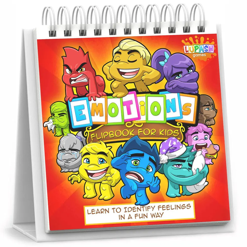 Lupash Games: Emotions Flipbook - Monsters, Ages 3+ 1