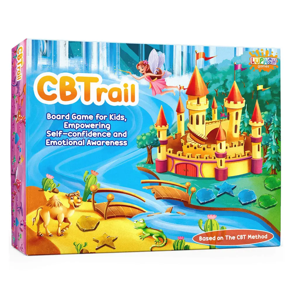 Cbtrail Therapy Board Game By Lupash Games - Educational Play For Kids Age 7+ 1