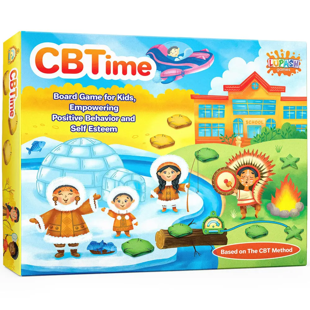 Cbtime Cognitive Behavioral Therapy Board Game By Lupash Games, Ages 8+ 1