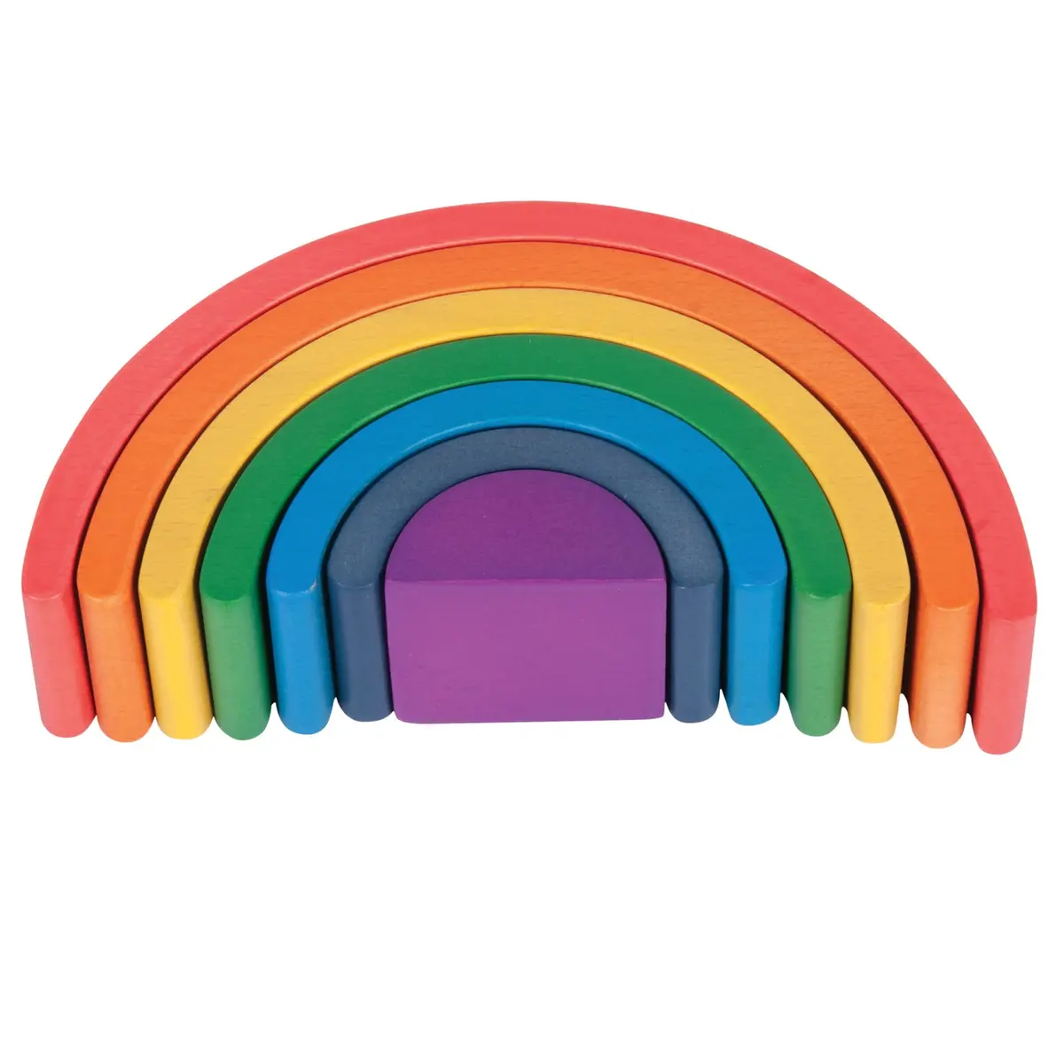 Tickit Wooden Rainbow Architect Arches - 7 Piece Set 1