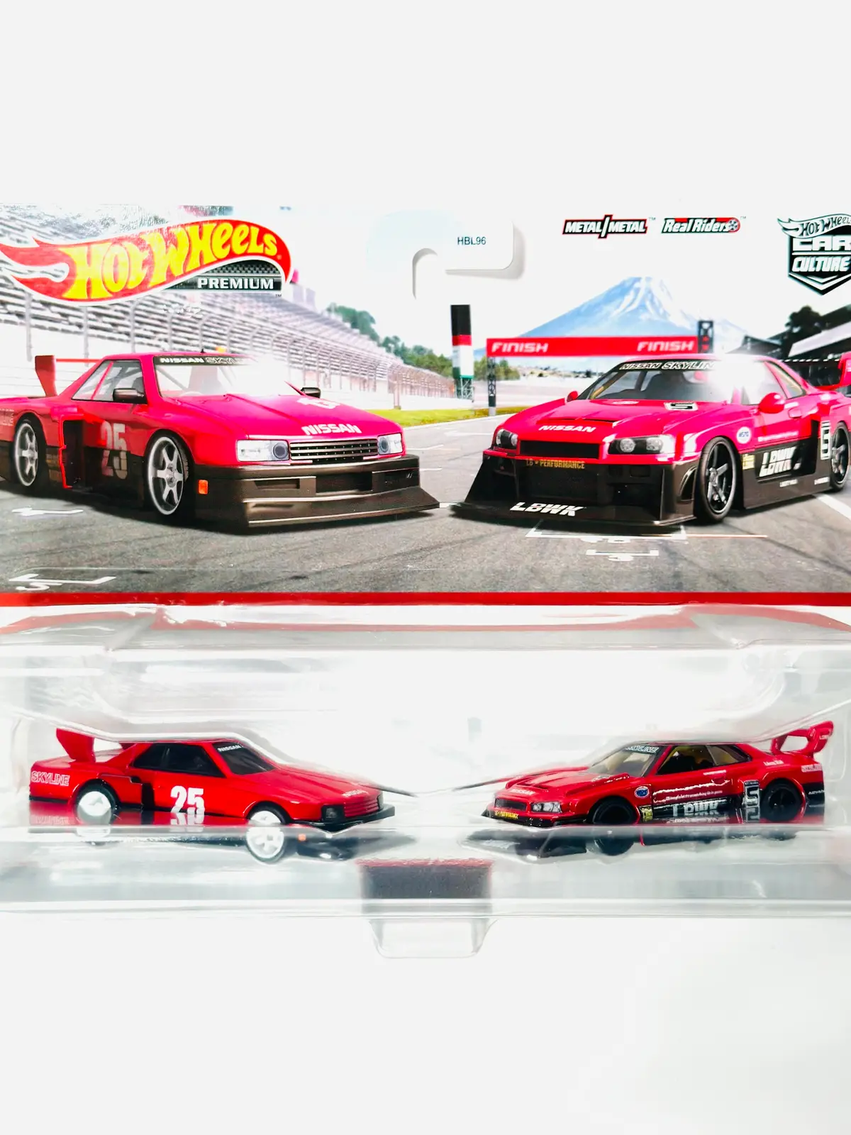 Hot Wheels 2023 Target Exclusive 2 Pack Nissan Skyline Silhouette & Lb-Er34 Super Silhouette  Nissan Skyline - Damaged Card 1