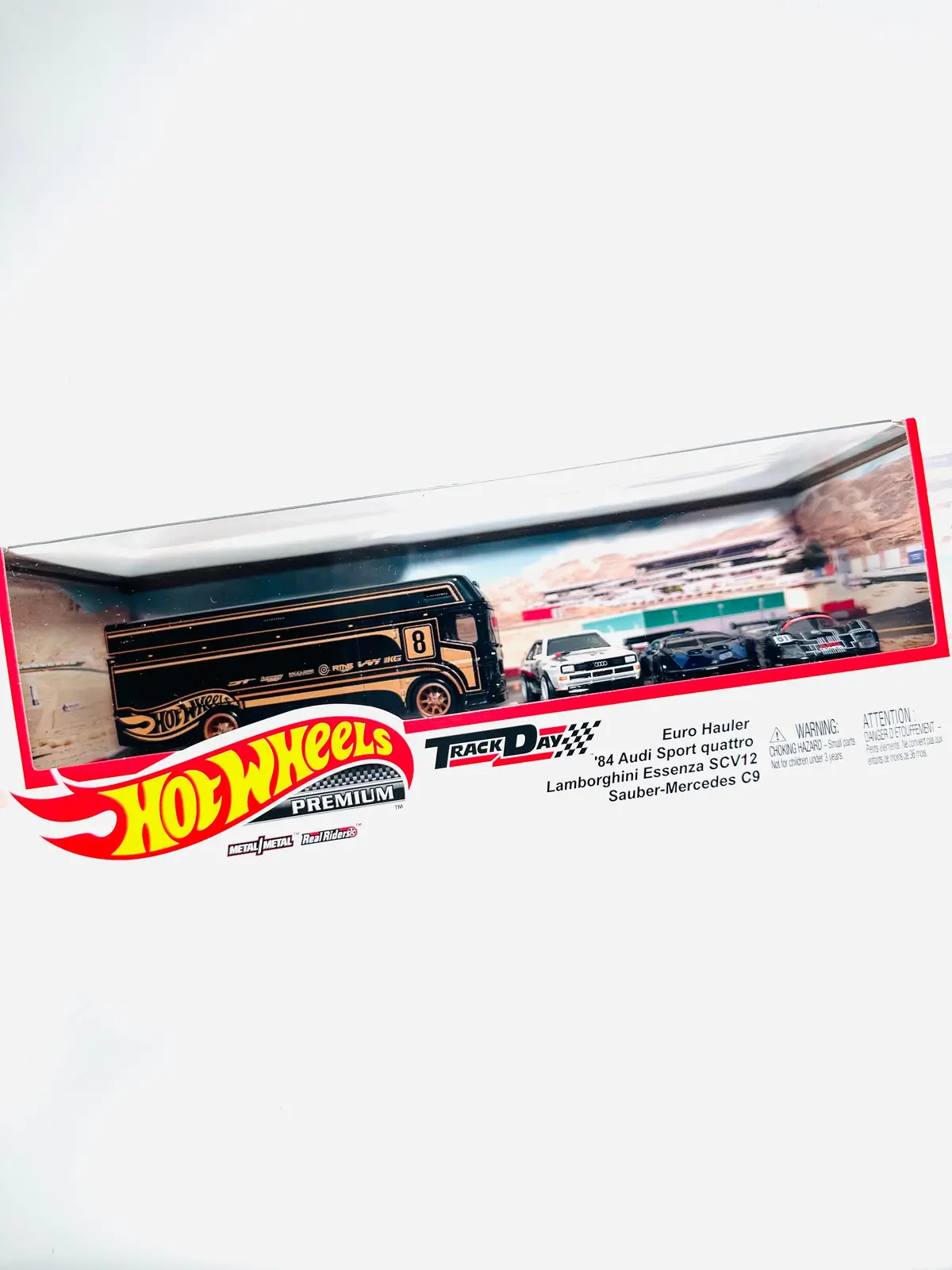 Hot Wheels 2022 Wal-Mart Exclusive Car Culture Premium Track Day Box Set Diorama - Damaged Box 1