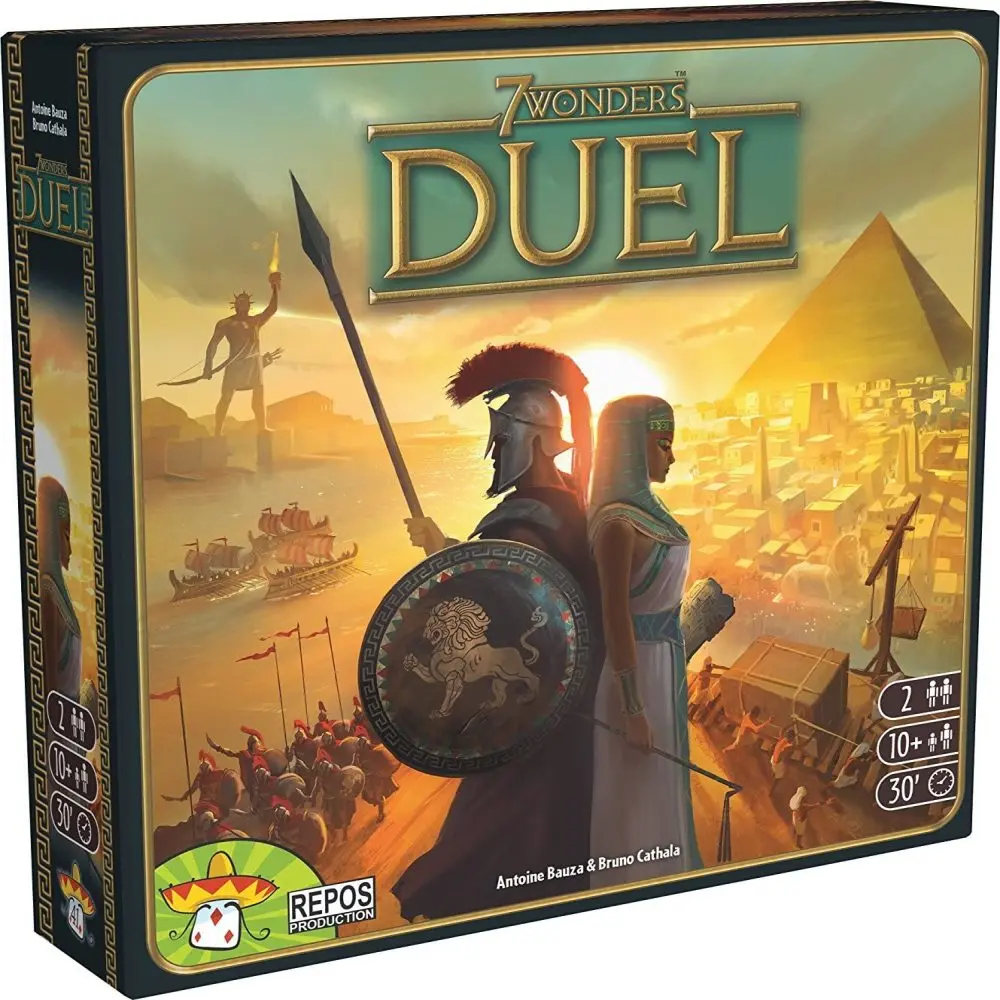 7 Wonders Duel Strategy Board Game By Repos Production 1