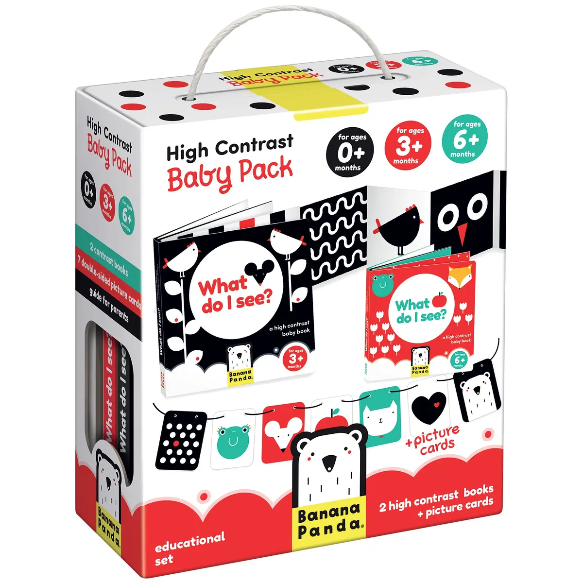 Banana Panda High Contrast Baby Pack ‚Äì Visual And Cognitive Development Set 1