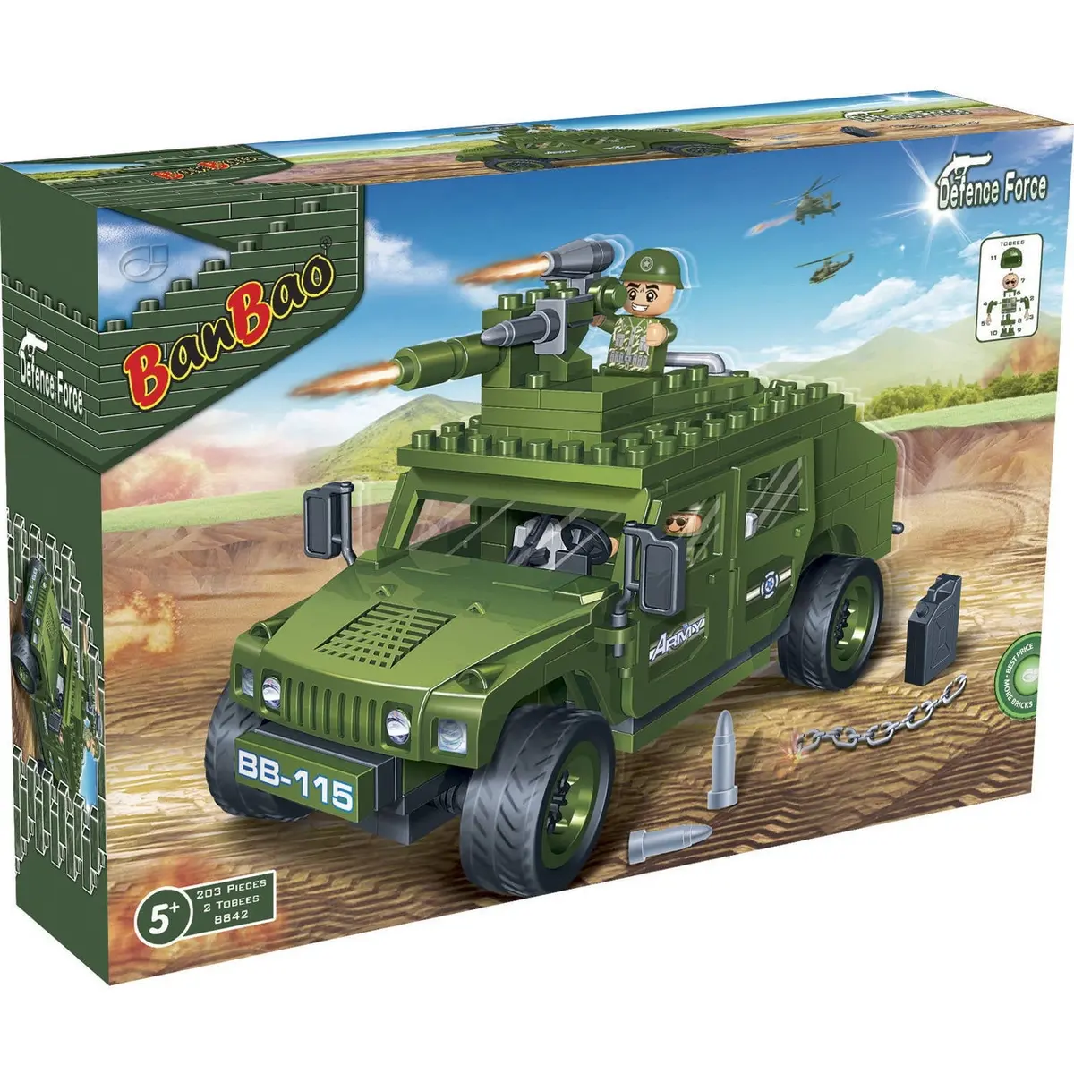 Banbao Hum Vee Adventure Building Set - 202 Pieces 1