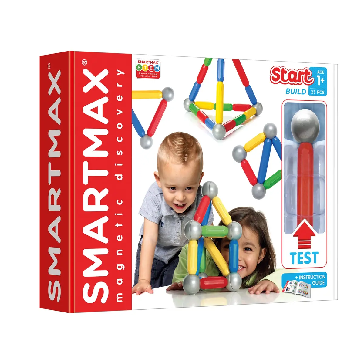 Smartmax Start Magnetic Discovery Set, 23 Pieces - Stem Learning Toy 1