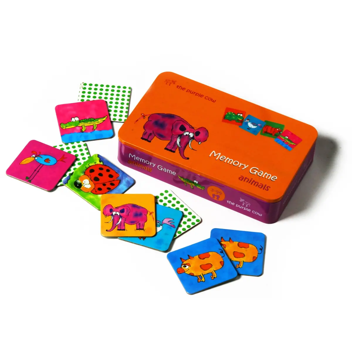 The Purple Cow Animal Memo Game By Inna Semadar 1