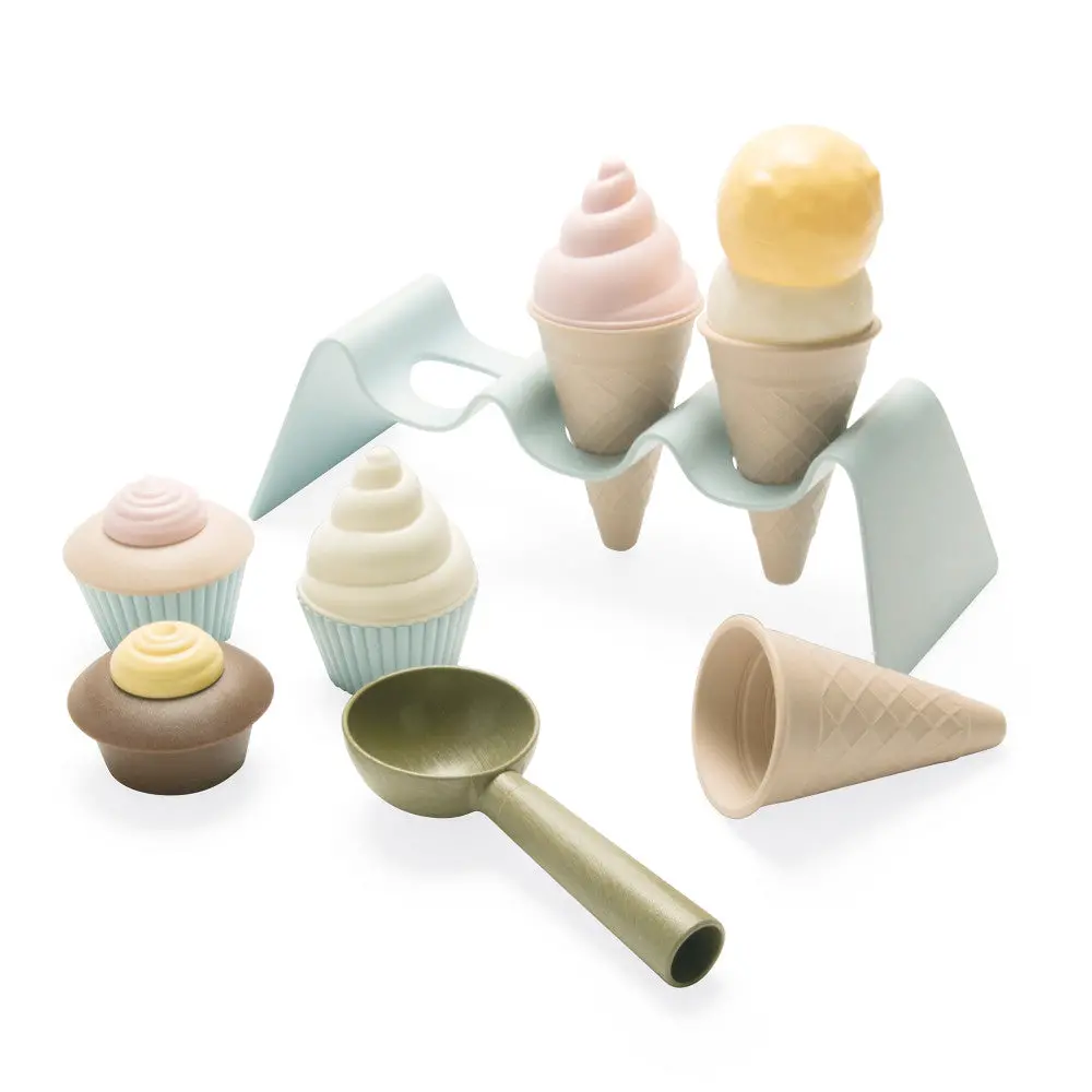 Dantoy Bio Ice Cream & Cupcake Playset - Eco-Friendly Pretend Play For Toddlers 1