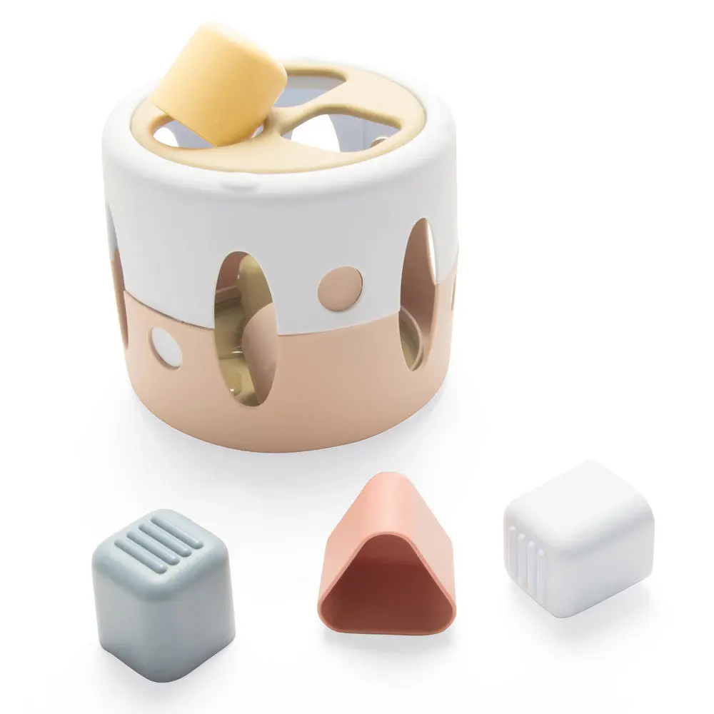 Dantoy Tiny Bio Shape Sorter Set - Eco-Friendly Sorting Toy For Toddlers 1
