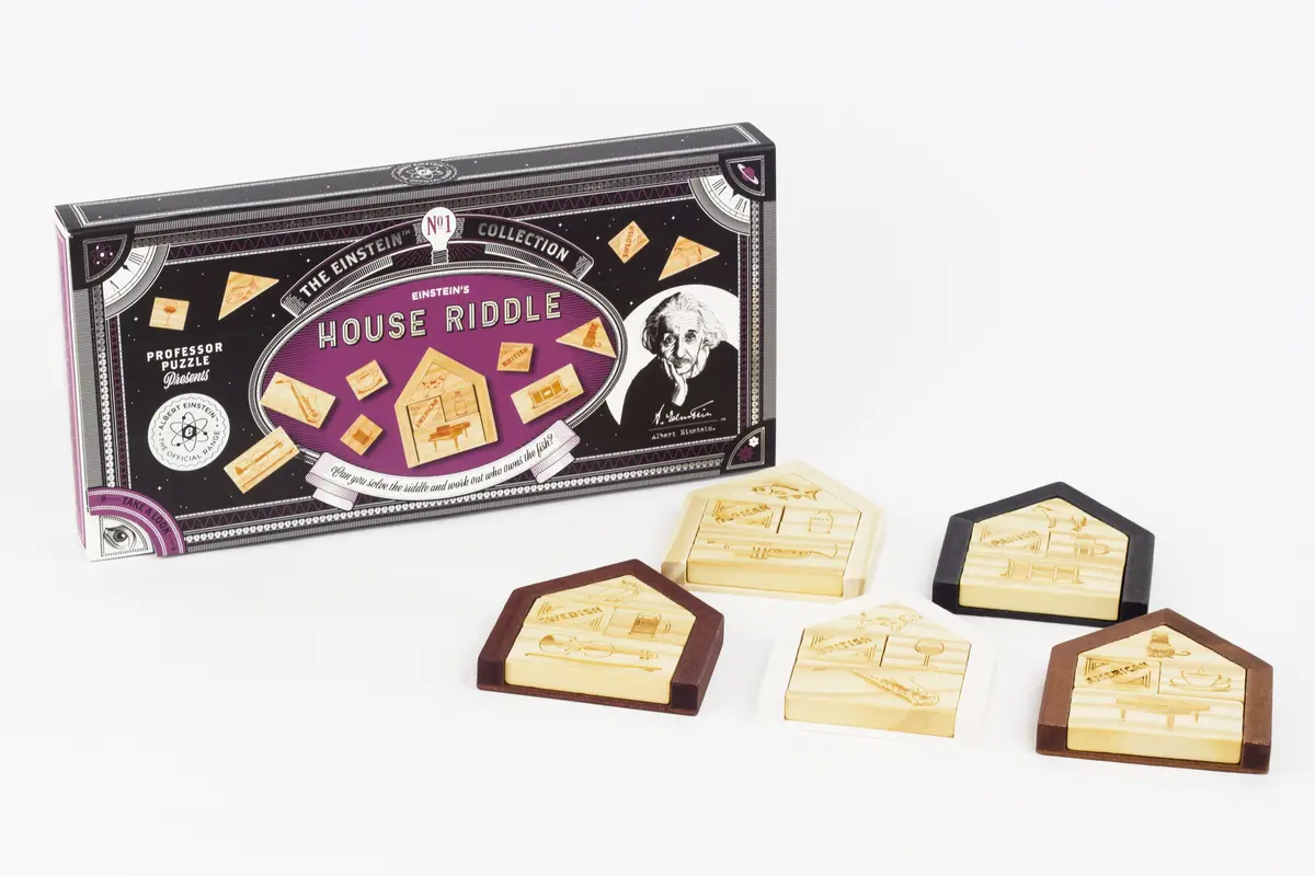 Professor Puzzle Einstein’S 3D Wooden Puzzle Game - 25 Pc 1