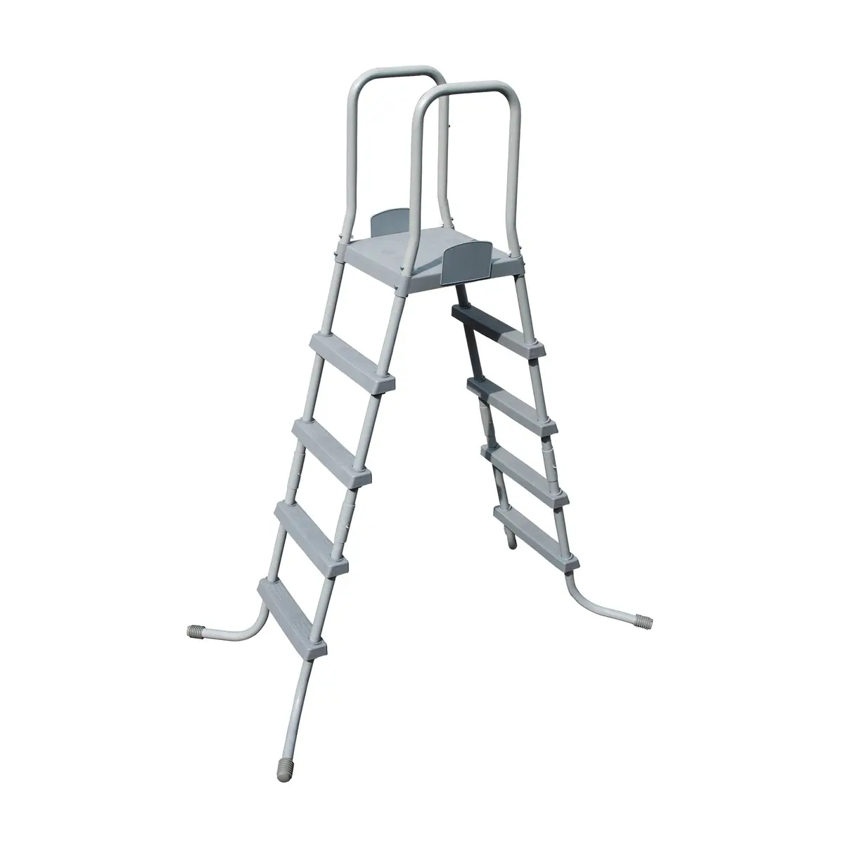 Bestway: 52" Steel Above Ground Swimming Pool Ladder No-Slip Steps 1