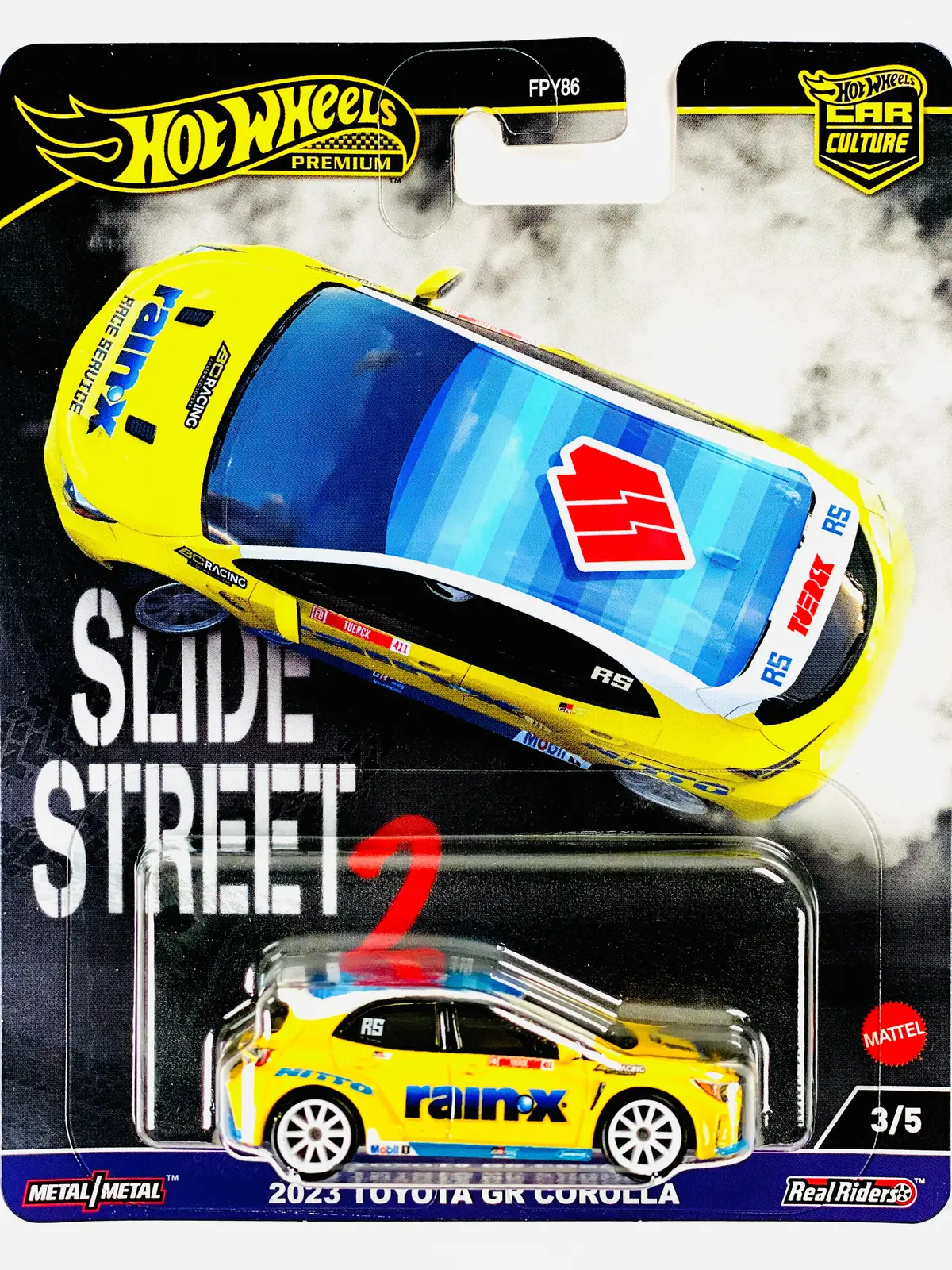 Hot Wheels 2023 Slide Street 2 Case H 2023 Toyota Gr Corolla 1