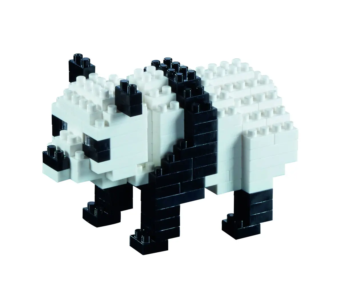 Brixies 130-Piece Panda Bear Standing Model Building Set 1