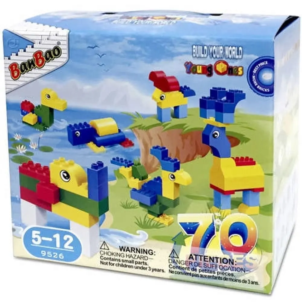 Banbao Young Ones Assorted Building Blocks - 70 Pcs Set 1