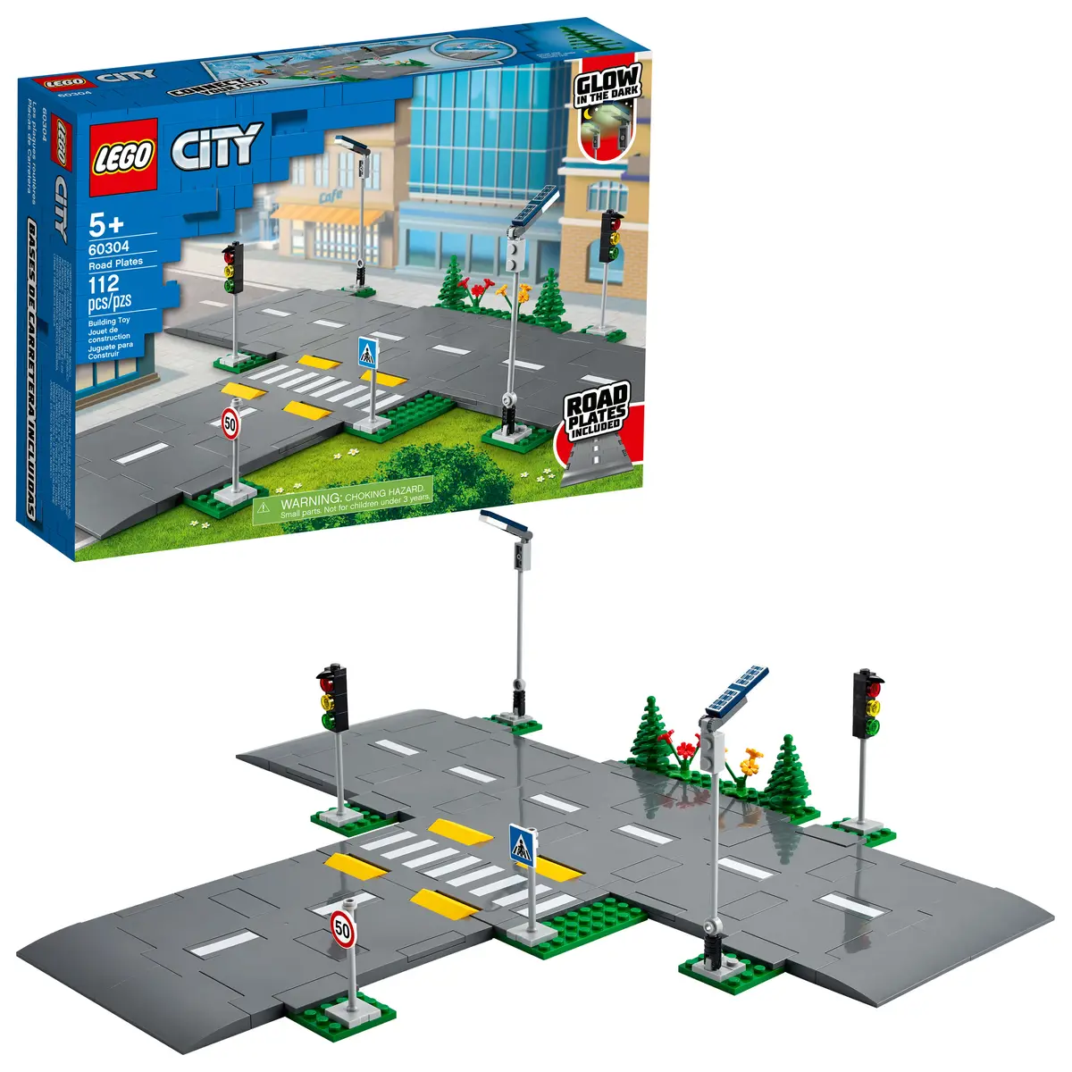 Lego City Road Plates 60304 Building Kit - Create Your Own City (112 Pieces) 1