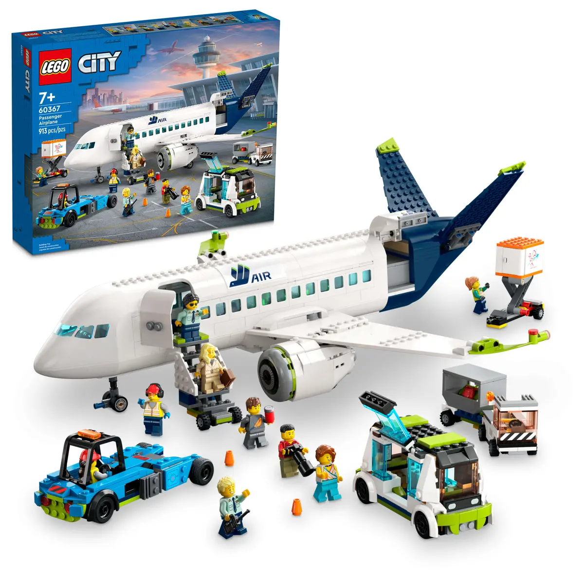Lego City Passenger Airplane 60367 Building Toy Set - 930 Pieces 1