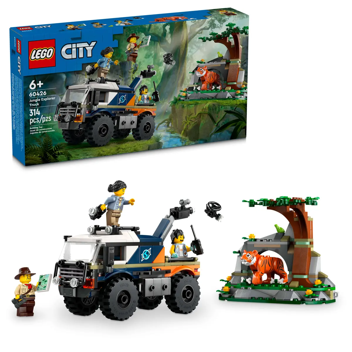 Lego City Jungle Explorer Off-Road Truck 314-Piece Play Set 1