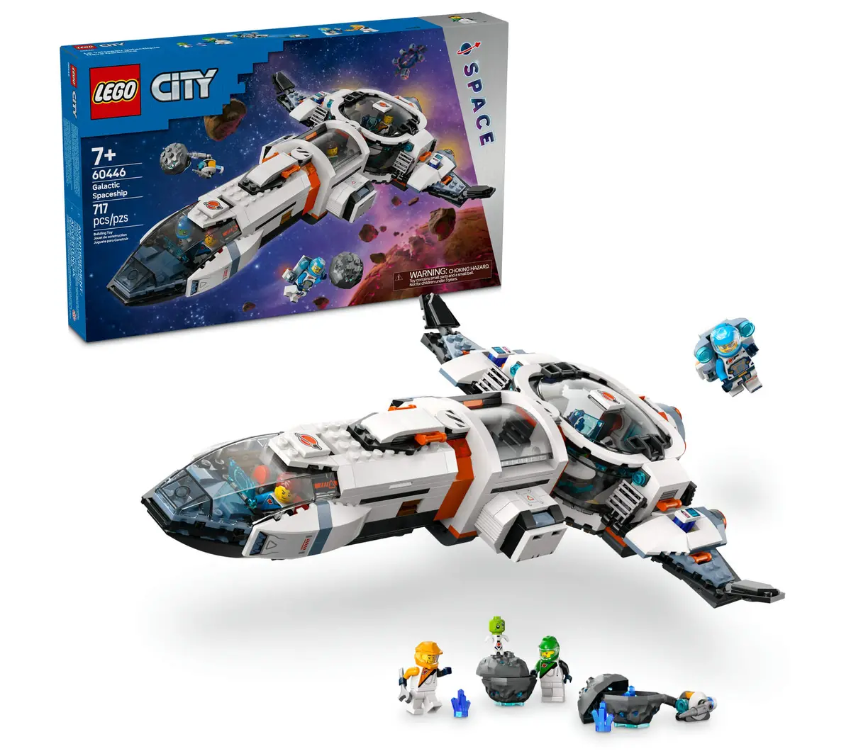 Lego City 717Pc Modular Galactic Spaceship Building Set - Interstellar Adventures Await! 1
