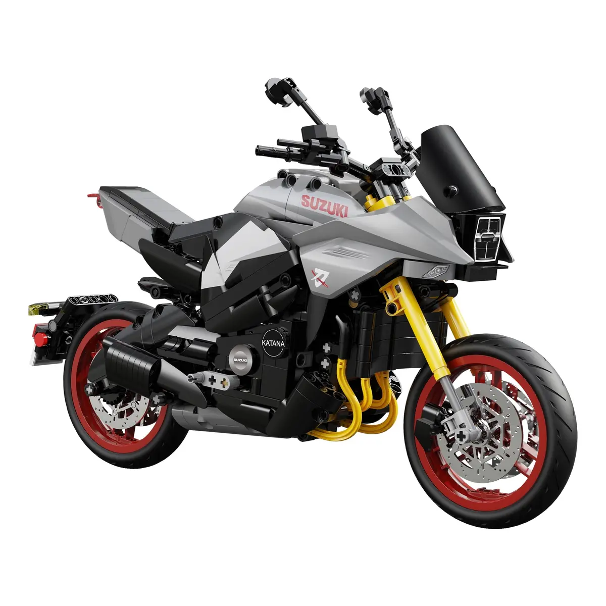 Cada Suzuki Katana Motorcycle Model Kit, Authentic 1:6 Scale Sports Street Bike Replica 1