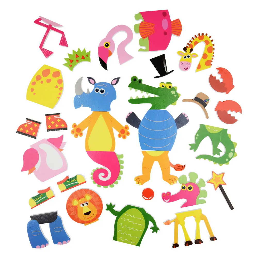 Buddy & Barney: Imaginative Bath Time Animal Stickers 1