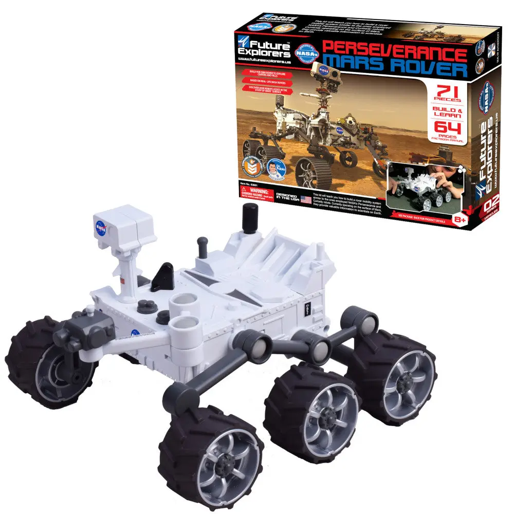 Nasa Future Explorers: Perseverance Mars Rover - 71Pc Build & Learn Kit For Kids 8+ 1