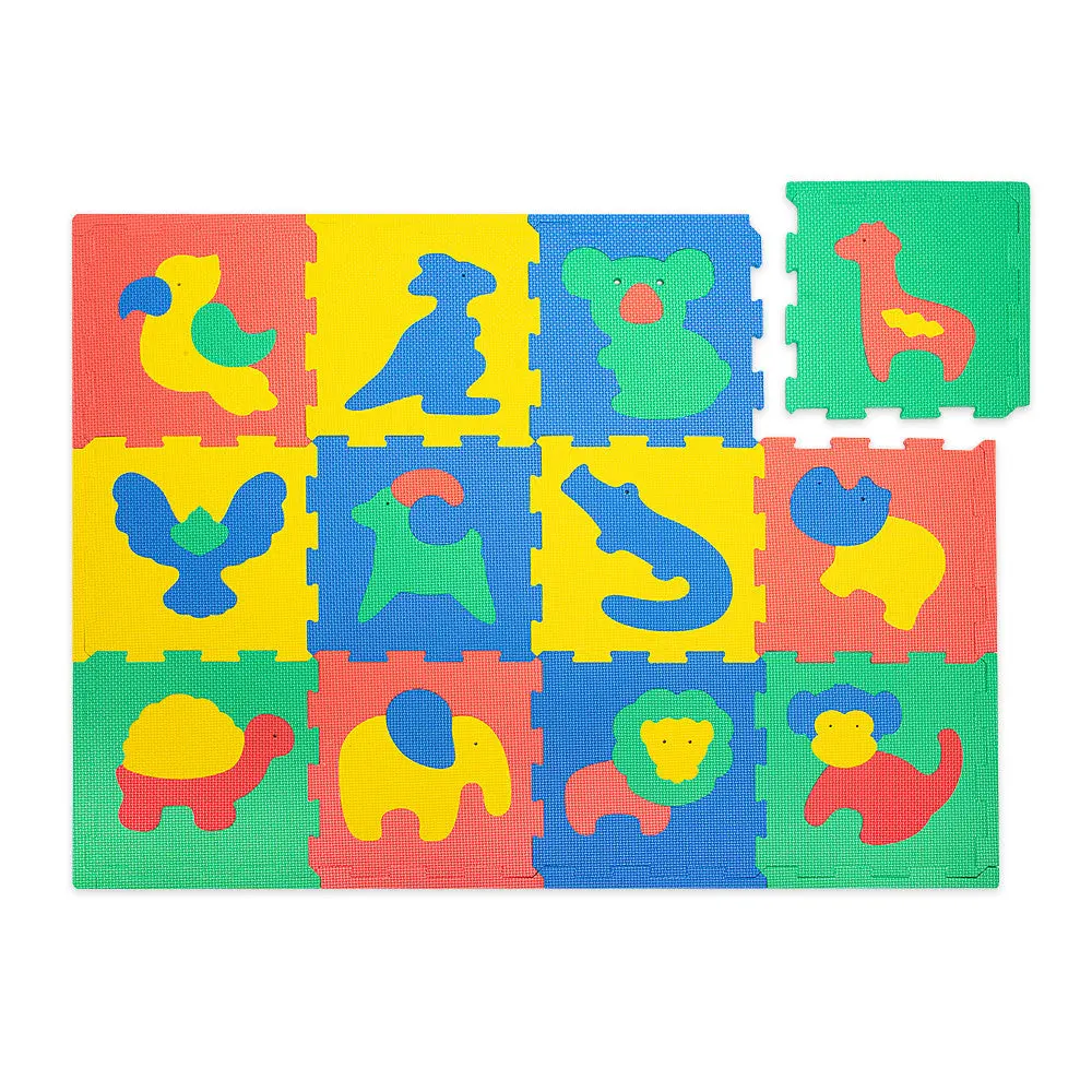 Hakuna Matte: Safari Adventure Baby Play Mat - 12 Piece Set 1