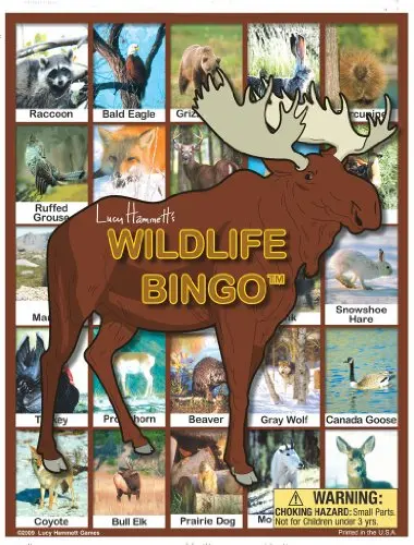Wildlife Adventure Bingo Game: Explore Global Habitats 1