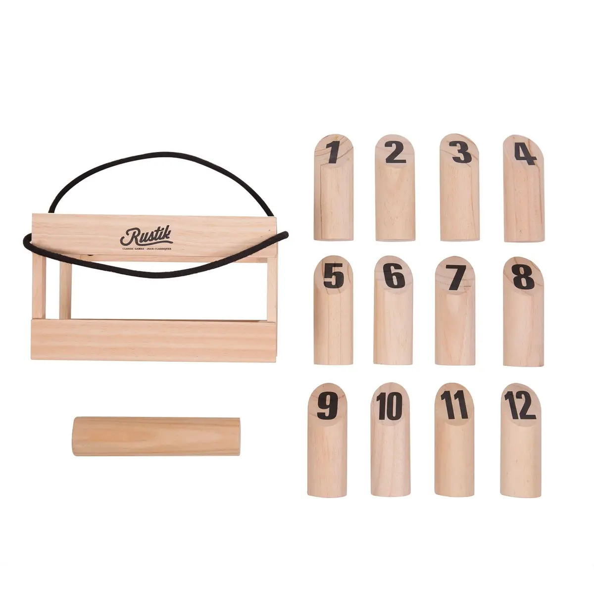 Rustik Finnish Bowling Outdoor Skill Game Set 1