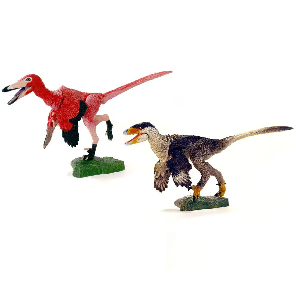 Beasts Of The Mesozoic: 6" Western Dinosaur Raptor Duo Action Figures 1