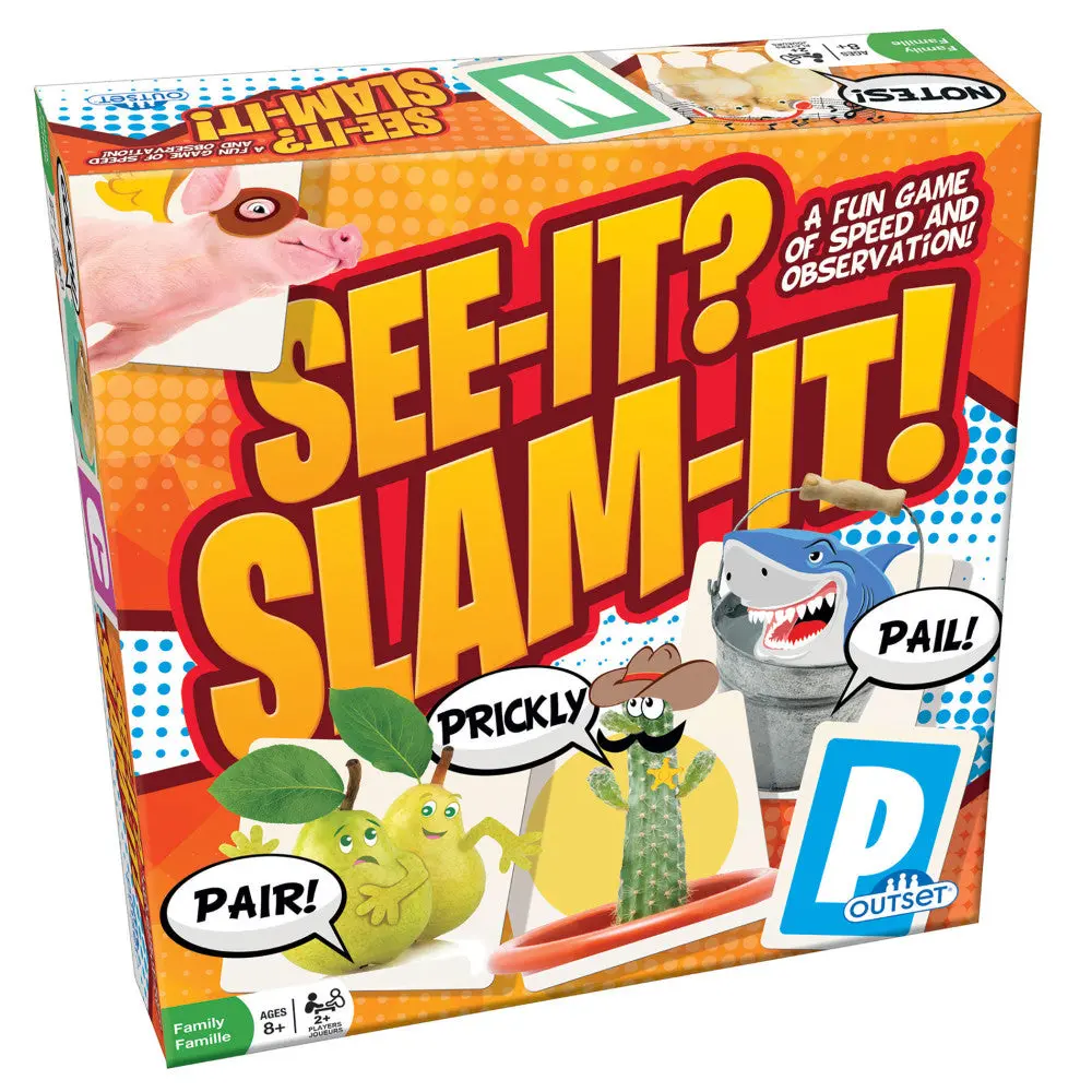 See-It? Slam-It! Picture Card Slapping Game 1