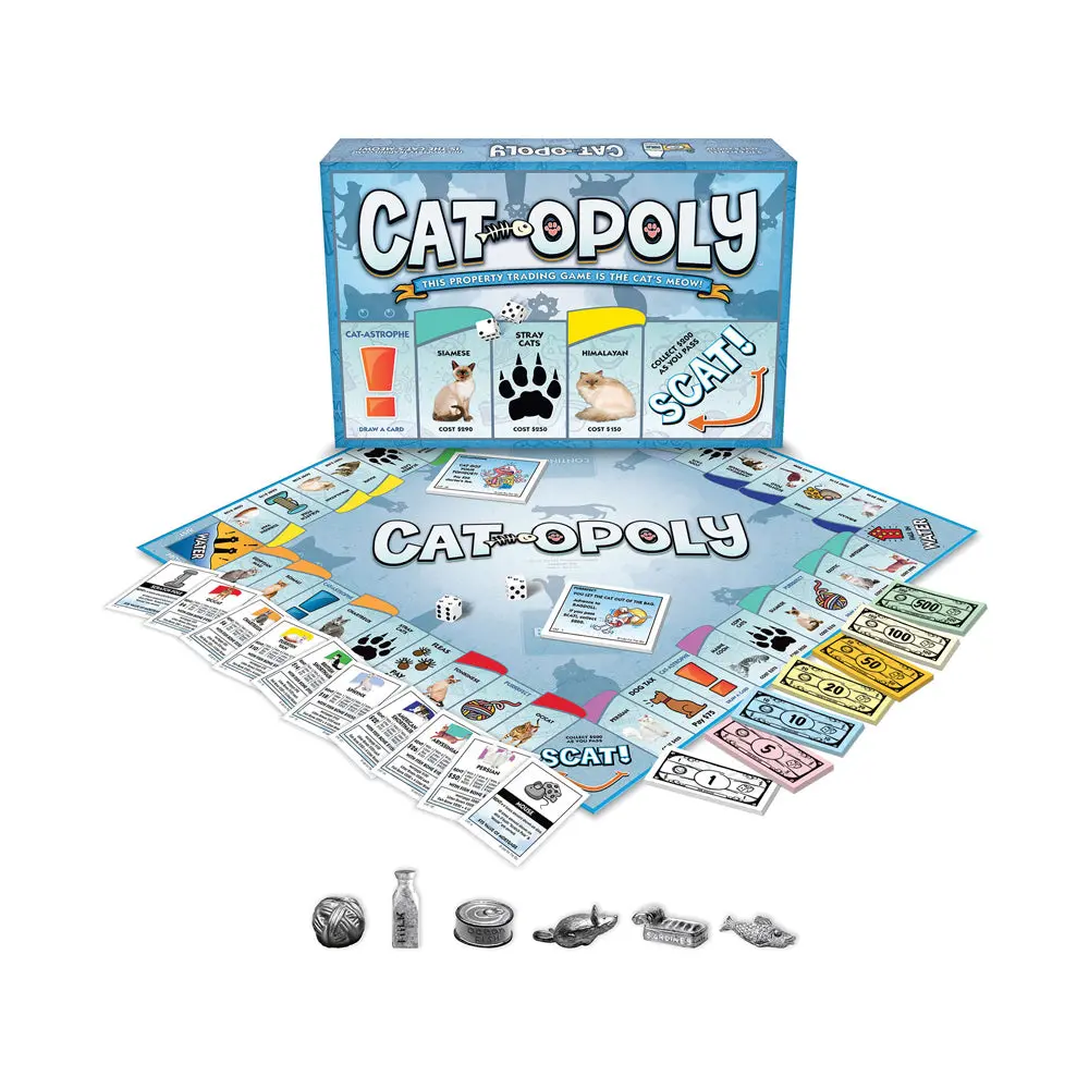 Cat-Opoly Exotic Cats Edition Board Game 1