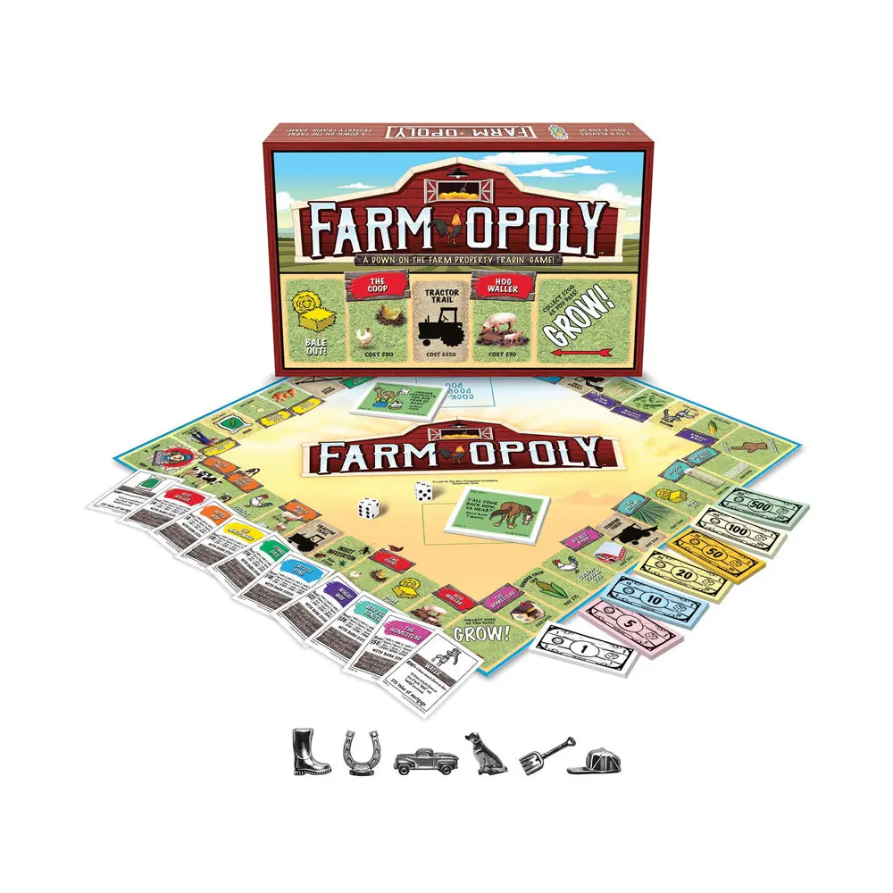 Farm-Opoly Board Game By Late For The Sky 1