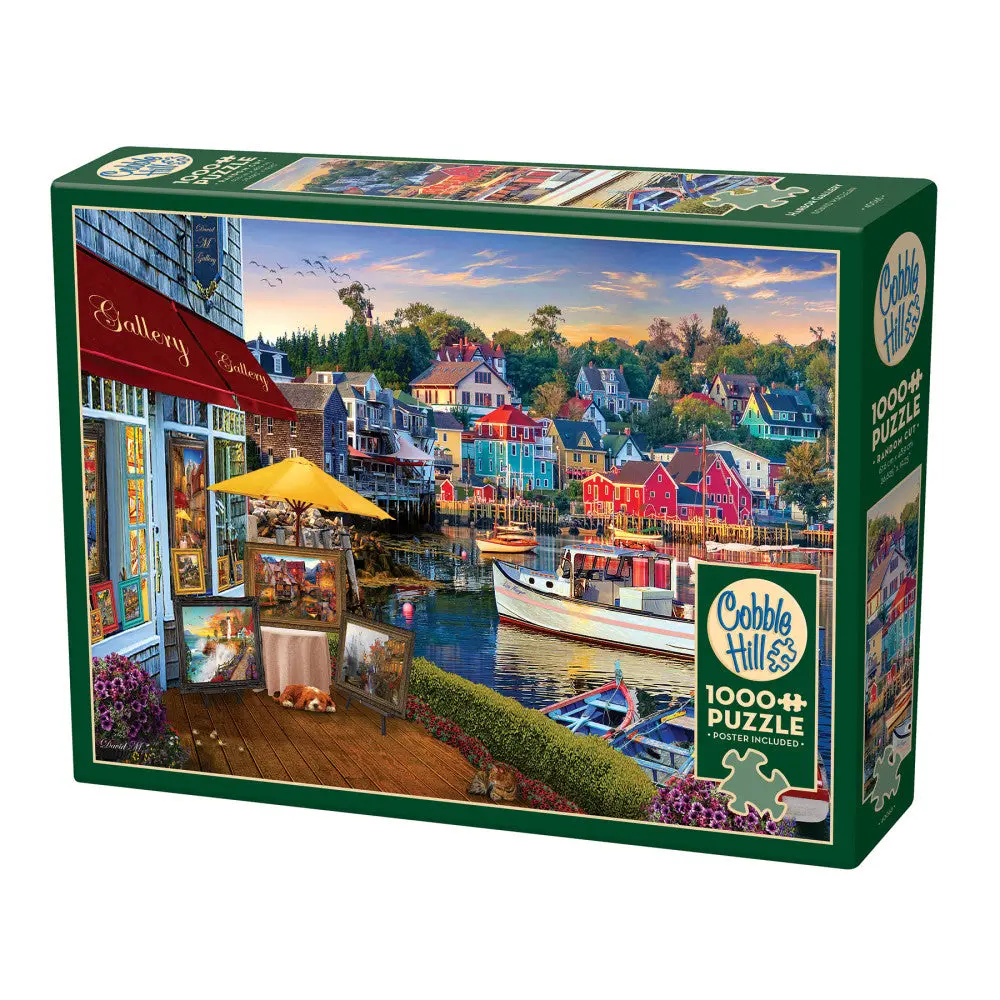 Cobble Hill 1000 Piece Puzzle: Harbor Gallery - Eco-Friendly Jigsaw With Reference Poster 1