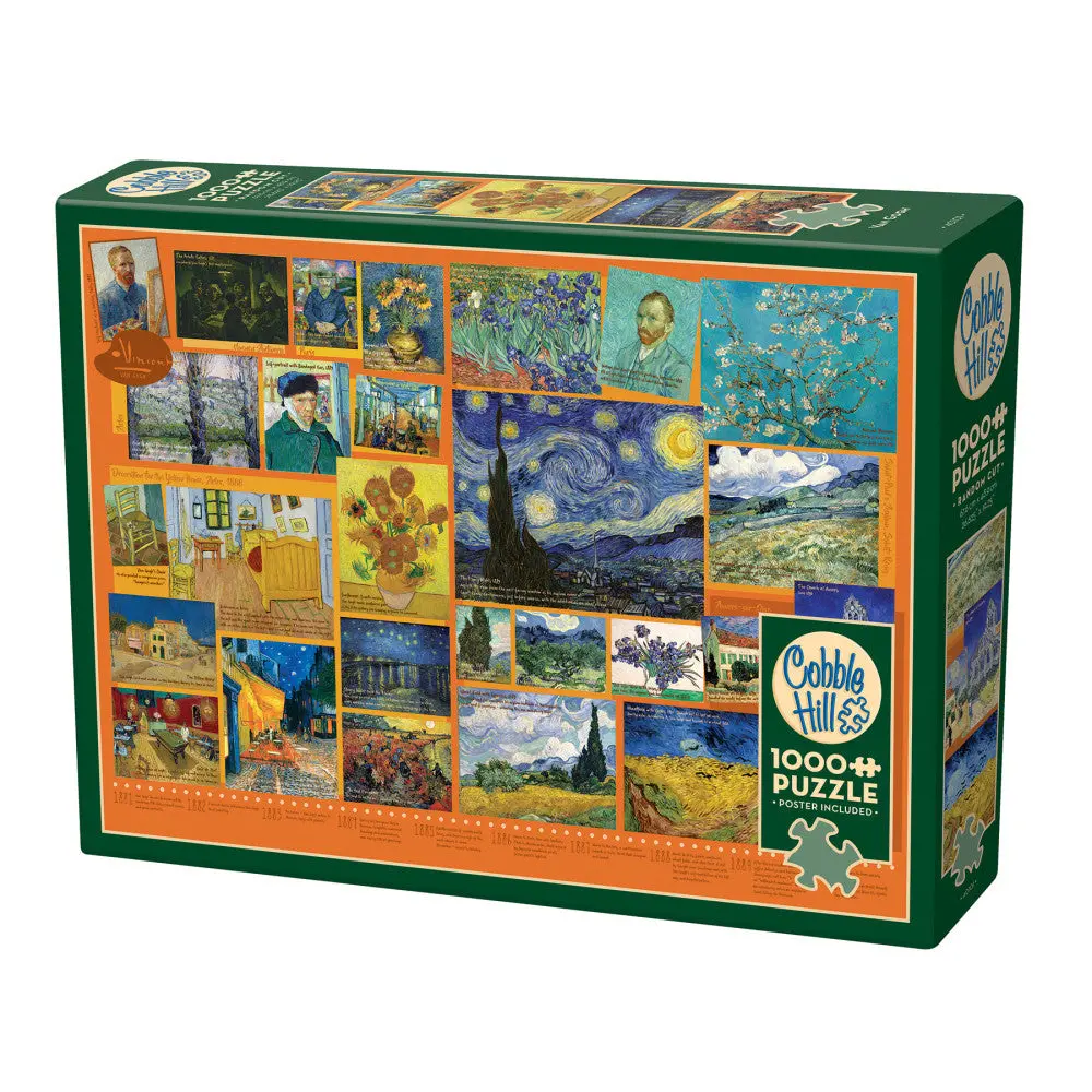 Cobble Hill 1000 Piece Van Gogh Puzzle With Reference Poster 1