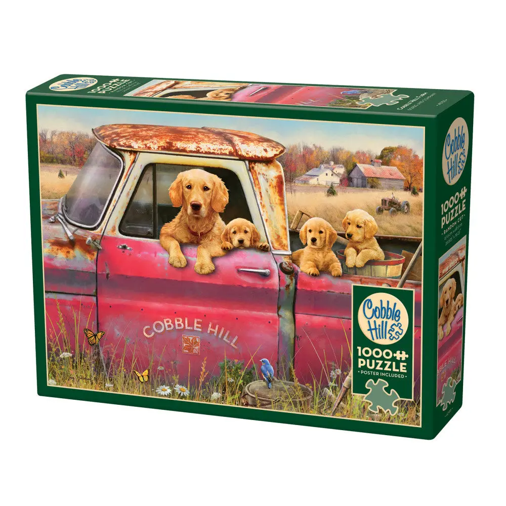 Cobble Hill Cobble Hill Farm 1000-Piece Jigsaw Puzzle - Reference Poster Included 1