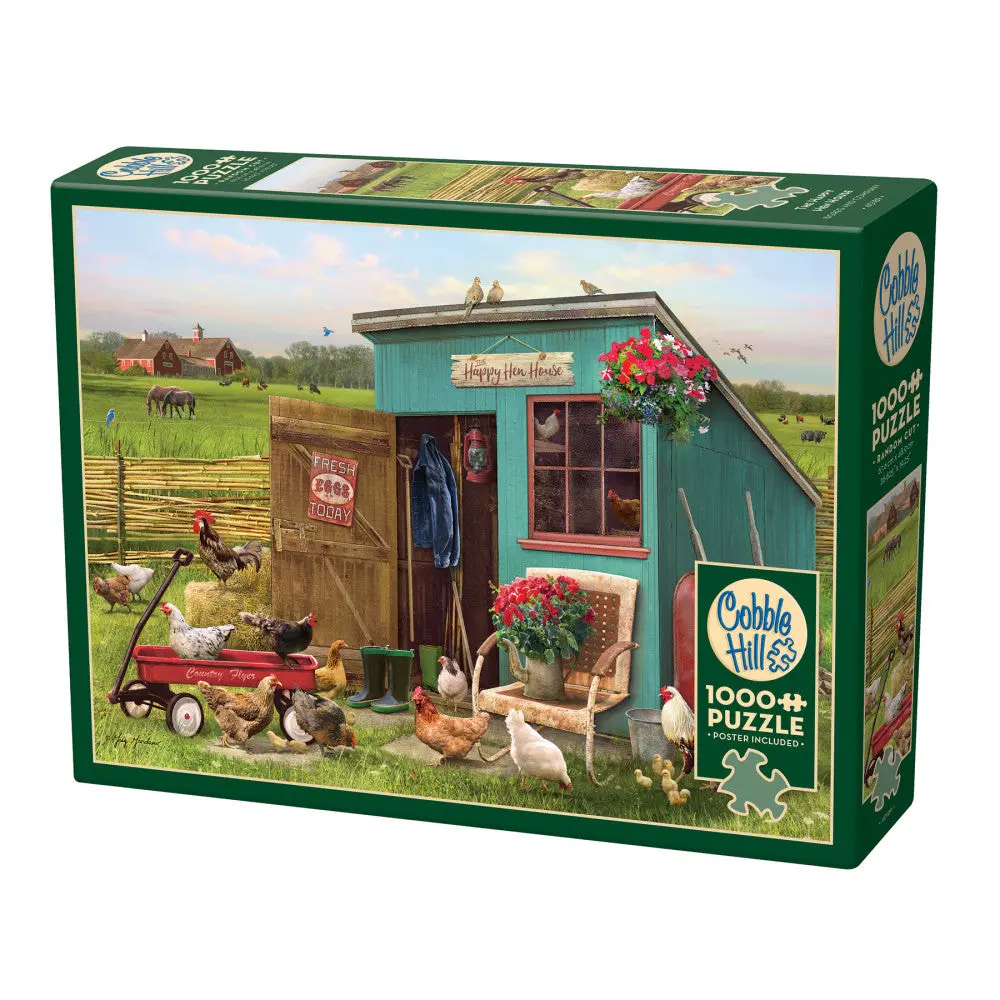 Cobble Hill The Happy Hen 1000-Piece Jigsaw Puzzle 1