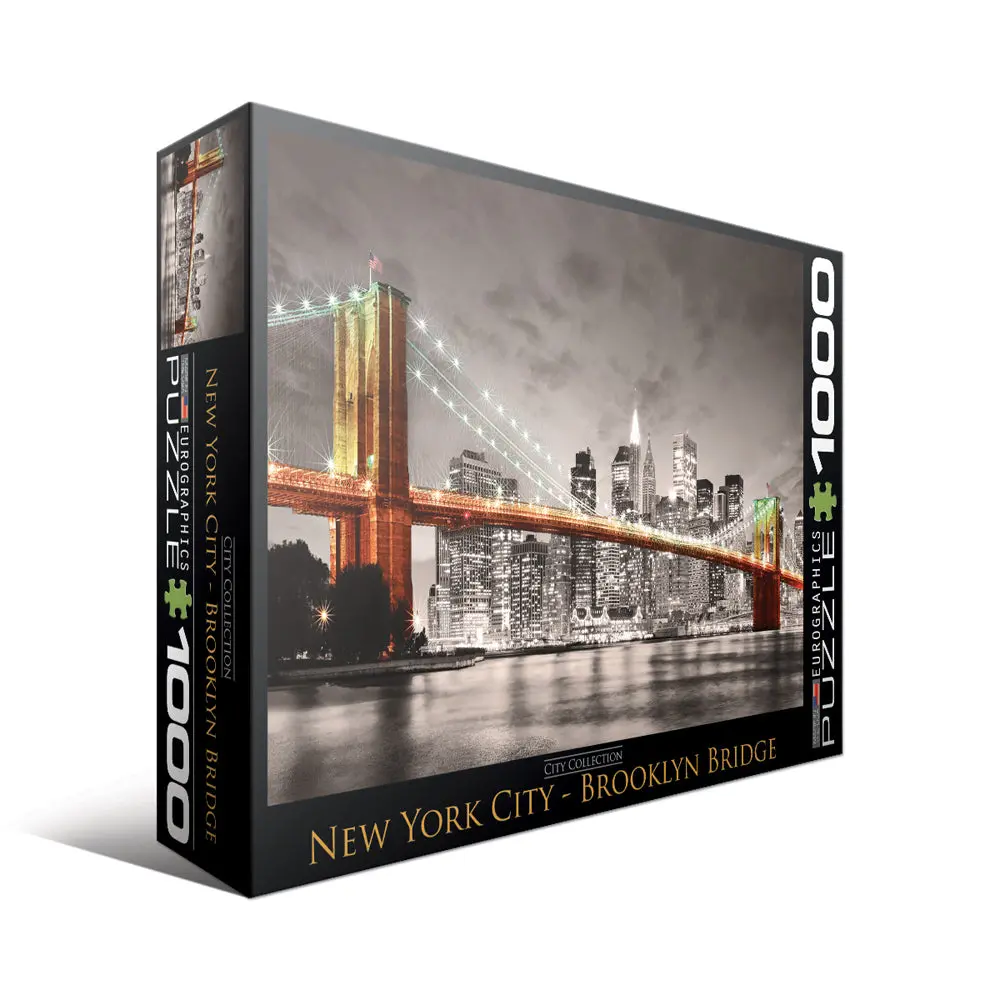 Eurographics New York City Brooklyn Bridge Jigsaw Puzzle - 1000 Pc 1