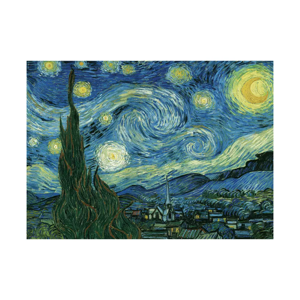 Eurographics Starry Night By Vincent Van Gogh Jigsaw Puzzle - 1000 Pc 1