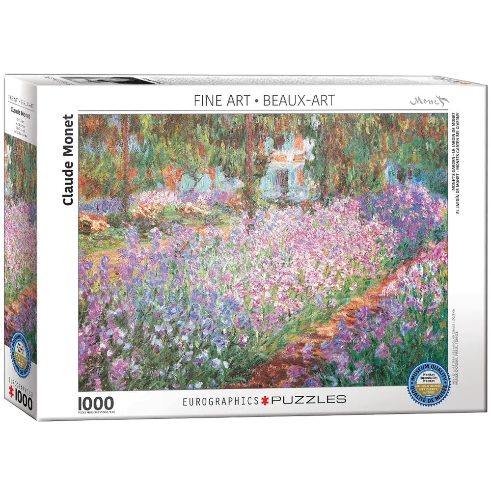 Claude Monet's Garden 1000-Piece Jigsaw Puzzle By Eurographics 1
