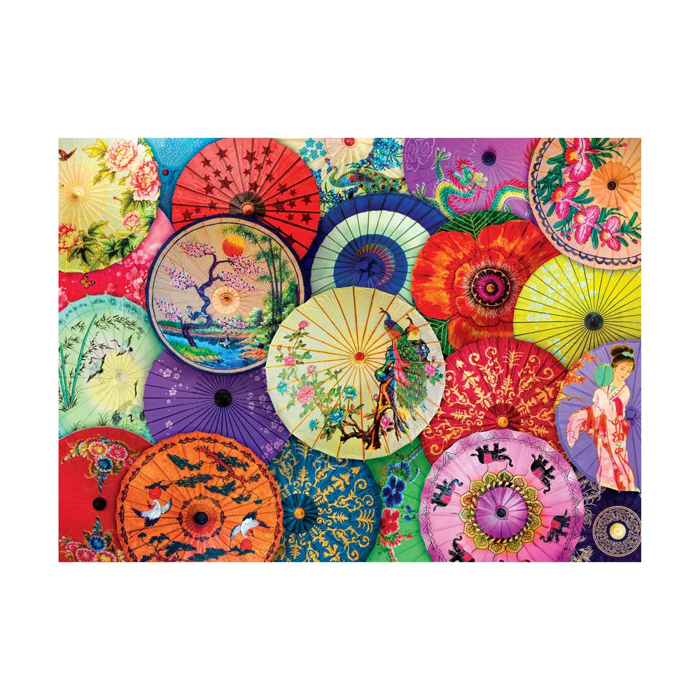 Eurographics Asian Oil-Paper Umbrellas Jigsaw Puzzle - 1000 Pc 1