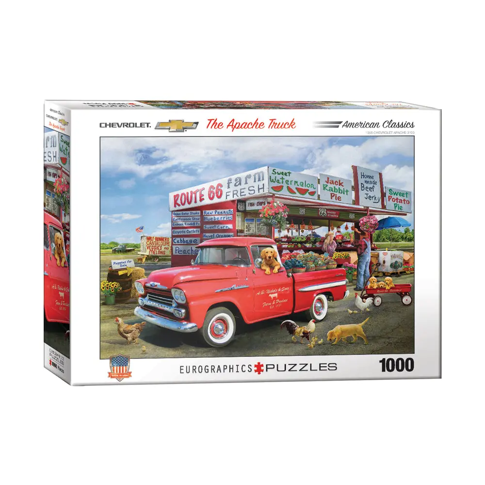 Eurographics The Apache Truck By Greg Giordano - 1000 Pc Puzzle 1
