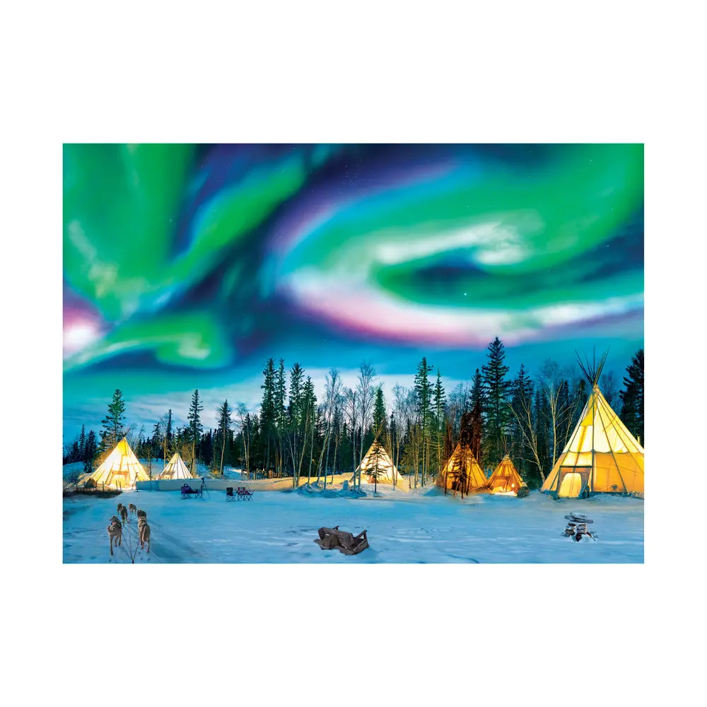 Eurographics Northern Lights Yellowknife Jigsaw Puzzle - 1000 Pc 1
