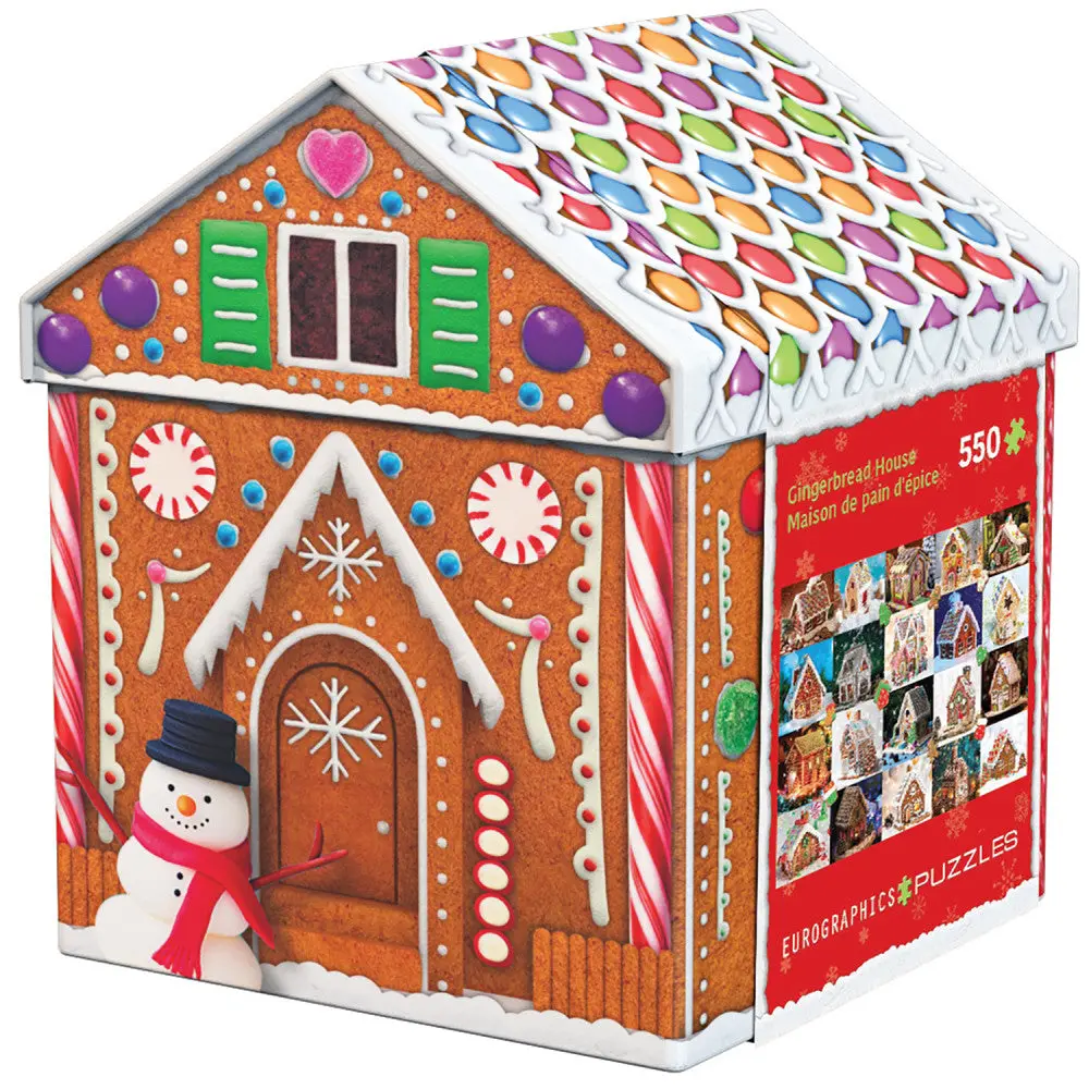 Eurographics Candy Christmas Gingerbread House Puzzle - 550 Pc 1