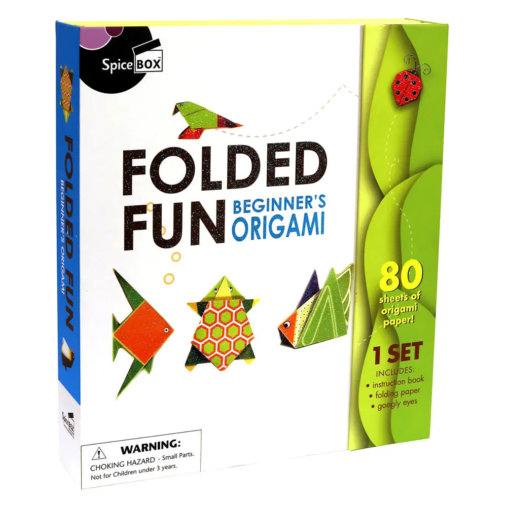 Folded Fun Origami Set - Beginner Paper Folding Kit For Kids Ages 8+ 1