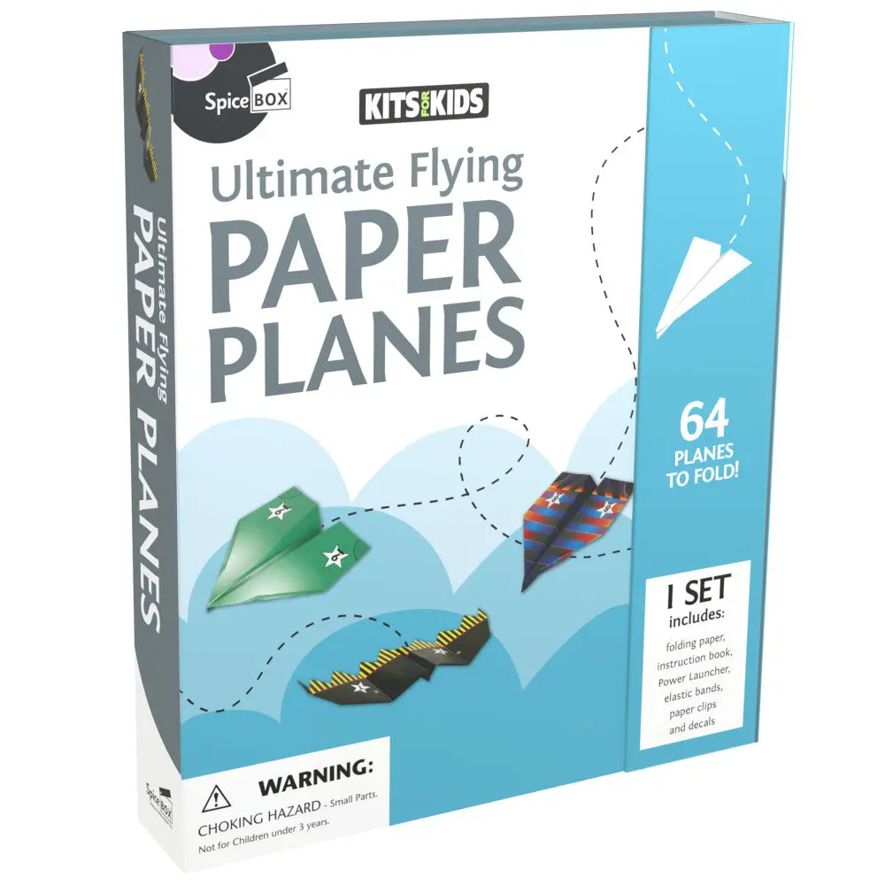 Kits For Kids: High-Flying Paper Plane Adventure Set, 8+ 1