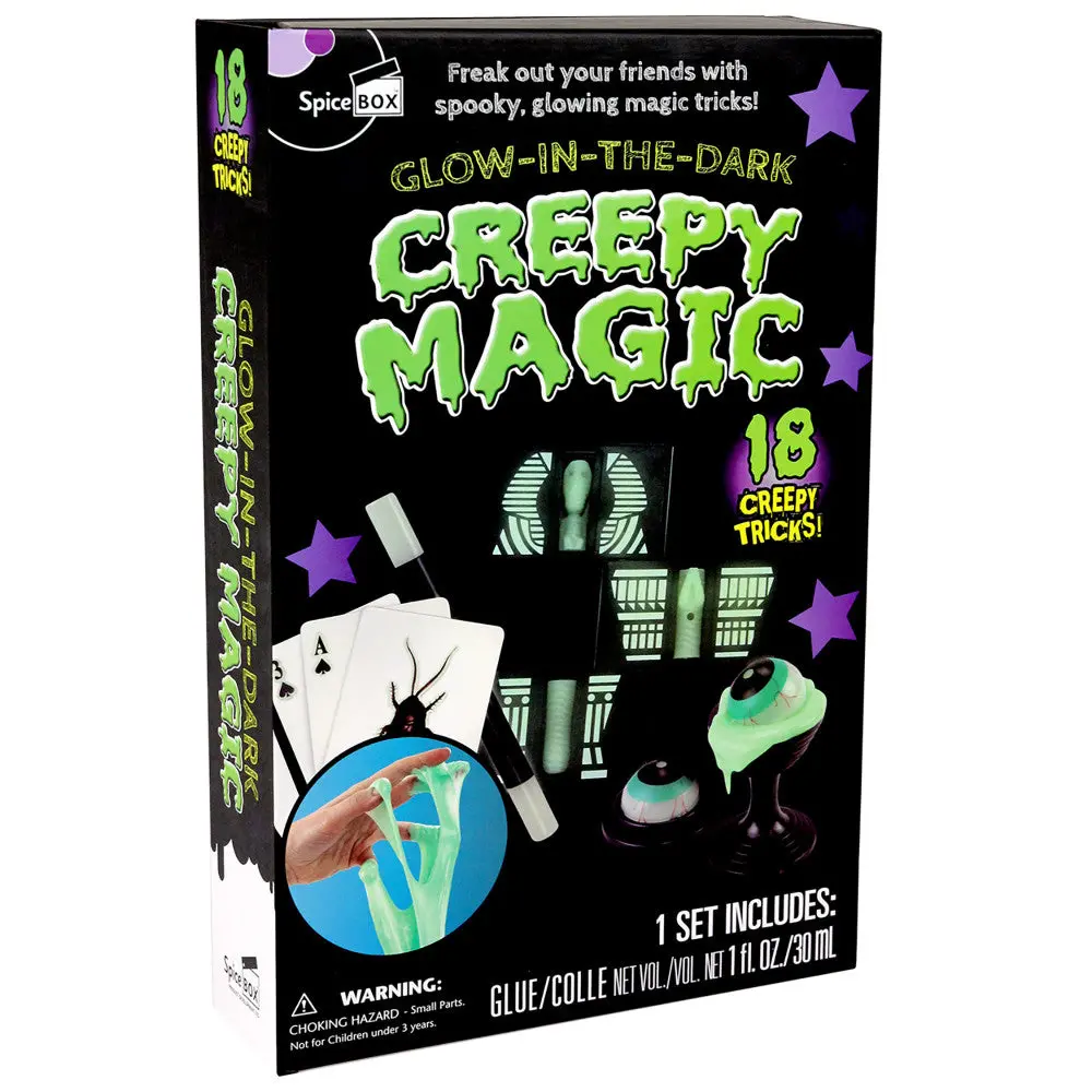 Play Box Creepy Magic Glow-In-The-Dark Magic Set, 18 Tricks, Ages 8+ 1